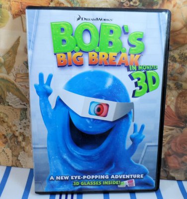 Bob's Big Break DVD 2D & 3D with Glasses