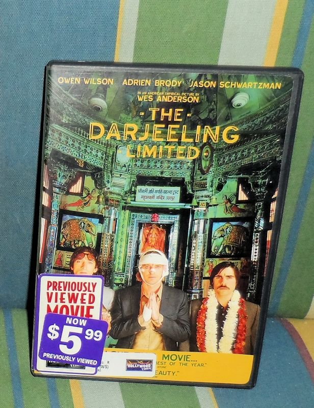 The Darjeeling Limited DVD Rental Copy www