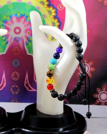Chakra Gemstone Bead Bracelet