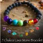 Chakra Gemstone Bead Bracelet