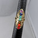 New Chakra Gold Tone Ring Size 7 1/2