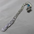 Turtle Nautical Theme Bookmark .  Handmade with charm and your choice of birth stone gem.