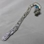 Turtle Nautical Theme Bookmark .  Handmade with charm and your choice of birth stone gem.