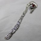 Seahorse Nautical Theme Bookmark .  Handmade with charm and your choice of birth stone gem.