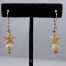 Starfish Dangle Earrings by Sylvan Designs