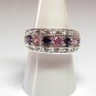 #89 Ring Size 8 Simulated Pink Topaz Amethyst Karensringsize8 FREE SHIPPING