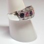 #89 Ring Size 8 Simulated Pink Topaz Amethyst Karensringsize8 FREE SHIPPING
