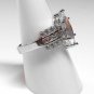 #107 Ring Size 7.5 Simulated Diamond Marquise Karensringsize75 FREE SHIPPING