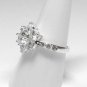 #108 Ring Size 7 Simulated Diamond Flower Karensringsize7 FREE SHIPPING