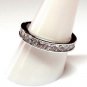 #110 Ring Size 8.5 Simulated Diamond Band Karensringsize85 FREE SHIPPING