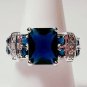 #118 Ring Size 7 Simulated Diamond Sapphire Karensringsize7 FREE SHIPPING