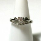 #128 Ring Size 7.5 Simulated Diamond Karensringsize75 FREE SHIPPING