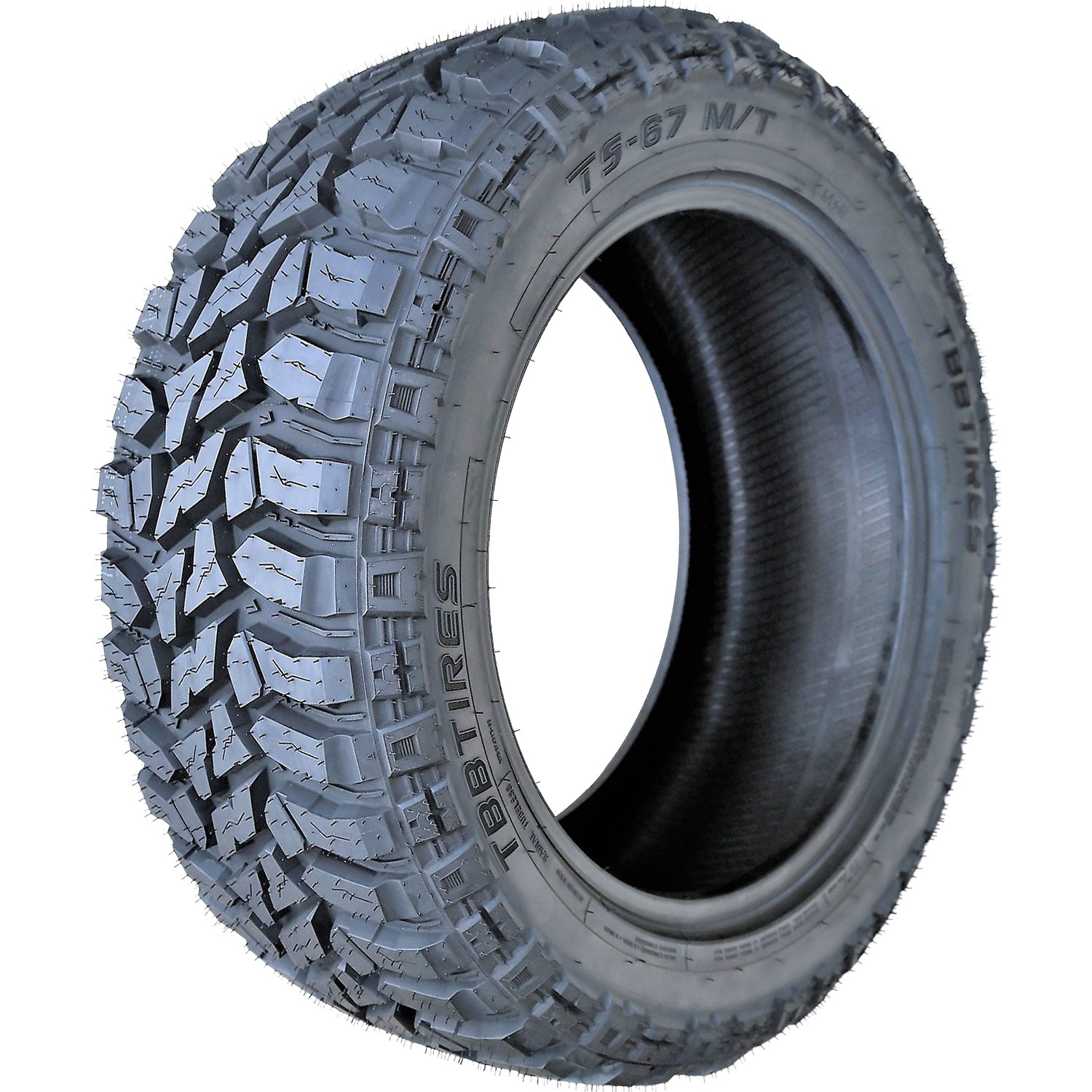 TBB TS-67 M/T 33X12.50R17 120Q E 10 Ply Light Truck Tire