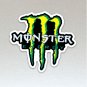 2 X Monster Energy Racing Callout Stickers, Car, Motor Bike, Car, Yamaha, Boards, Moto X