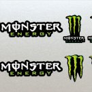 Monster Energy Racing Sticker Set X 6 Bike, Car, Yamaha, Kawaskai, KTM, Moto