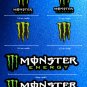 Monster Energy Racing Sticker Set X 6 Bike, Car, Yamaha, Kawaskai, KTM, Moto