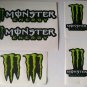 Monster Energy Racing Sticker Set X 6 Bike, Car, Yamaha, Kawaskai, KTM, Moto