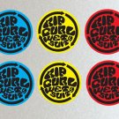 Rip Curl Iconic Rotation Mixed, Surf Board, Car, Bike, Scooter Stickers Set X 6 (Laminated) Rip Curl Iconic Rotation Mixed, Surf Board, Car, Bike, Scooter Stickers Set X 6 (Laminated)