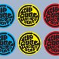 Rip Curl Iconic Rotation Mixed, Surf Board, Car, Bike, Scooter Stickers Set X 6 (Laminated)