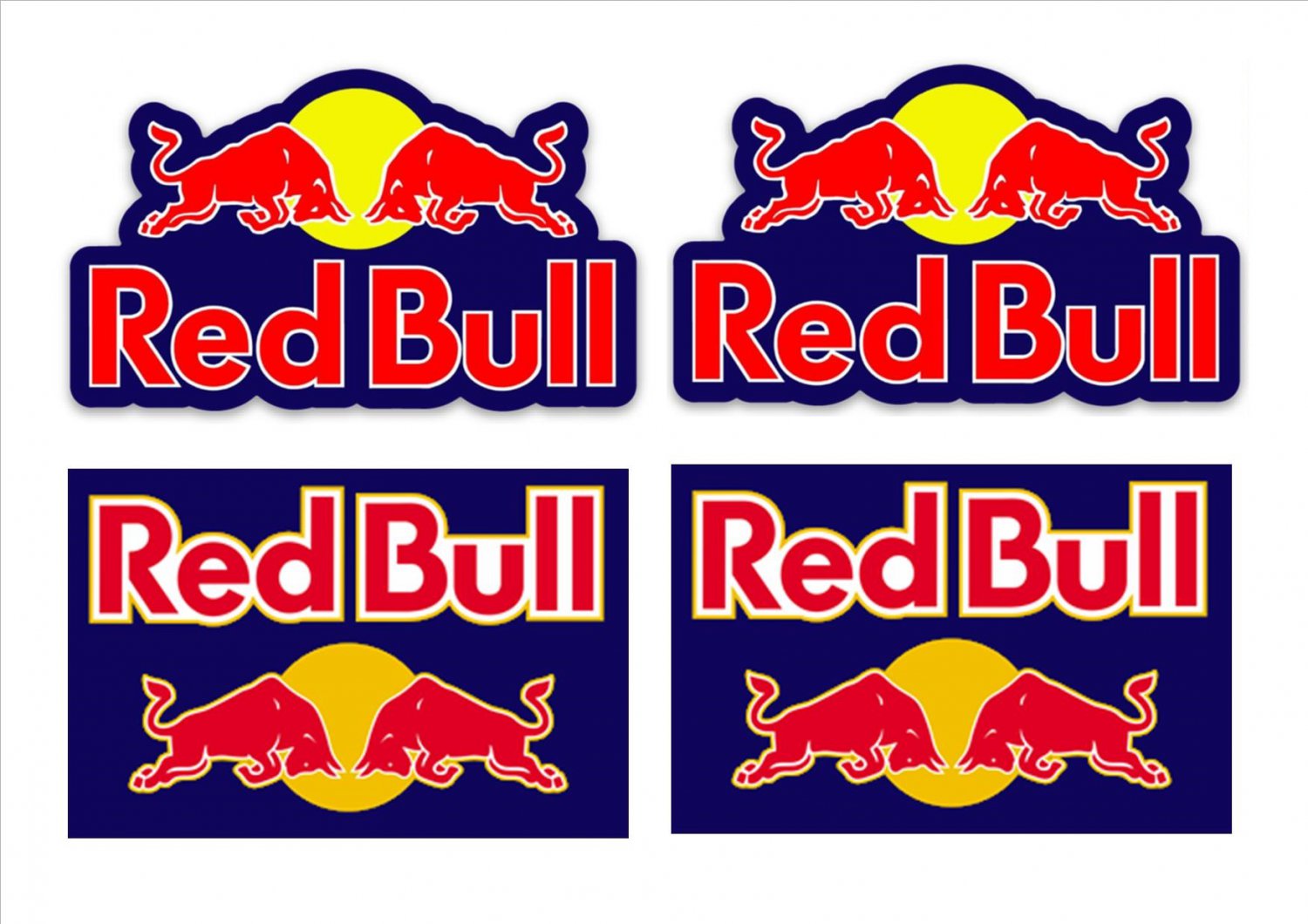 Red Bull Motor Bike, Car Moto, Boards, Helmet Stickers Set Blue ...