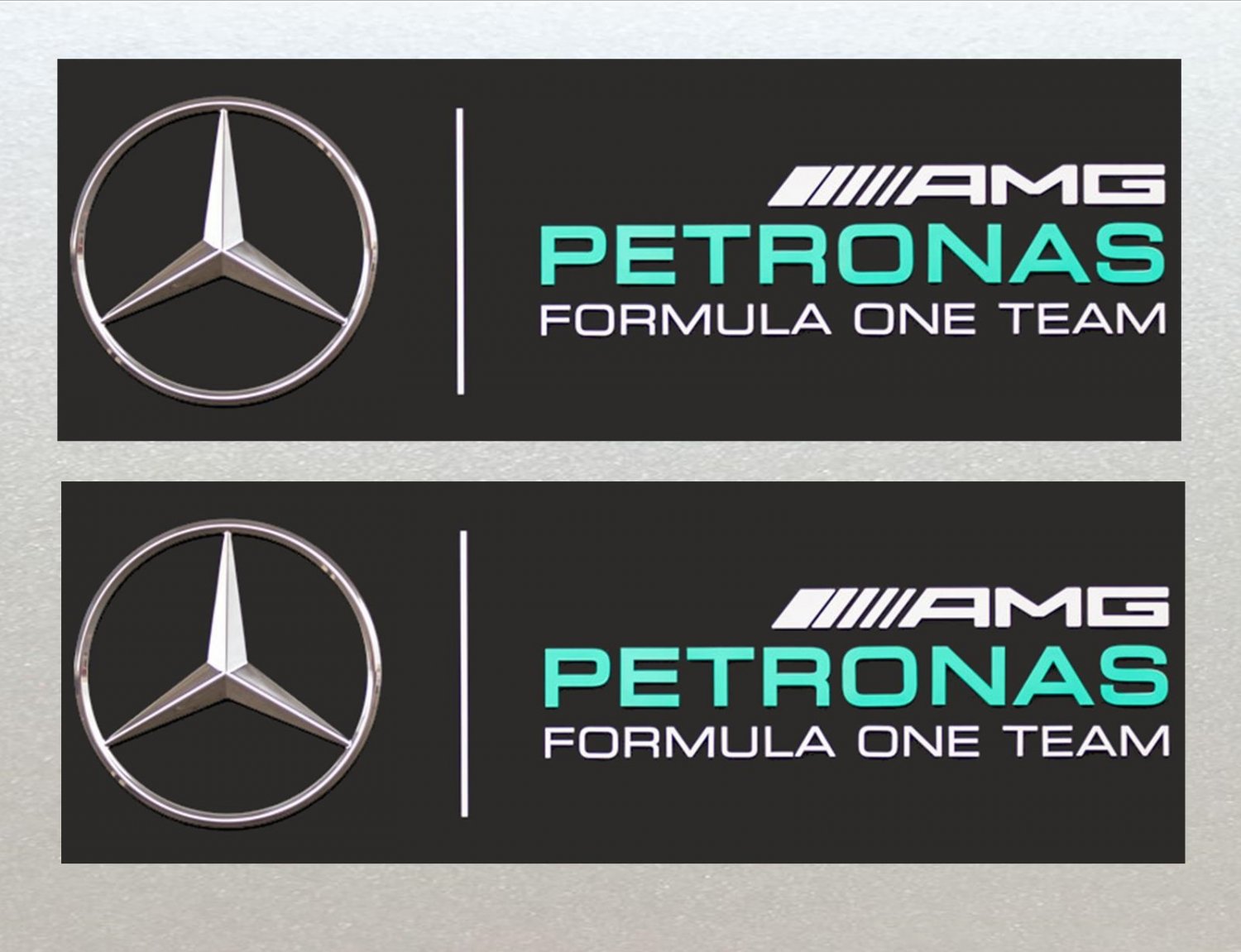 Mercedes Petronas Formula One (F1) Racing Car Van RC Etc Stickers 2x Included (125mm)