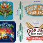 Ron Jon Surf Board Stickers Set X6 Water Resistant (60th Anniversary Cocoa Beach & Parrot)