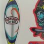 Ron Jon Surf Board Stickers Set X6 (Laminated) Water Resistant (Day of the Dead)