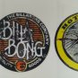Set of 6 Surf Logo Stickers, 3 Iconic Brands, Hot Tuna, Bilabong and Mr Zoggs Skate/Sex Wax