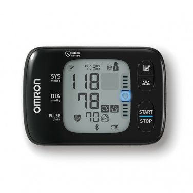 Omron 7 SERIES Wrist Blood Pressure Monitor White BP652N - Best Buy
