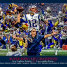 New England Patriots Super Bowl Champions Tom Brady 2019 Art CHOICES 8x10-48x36