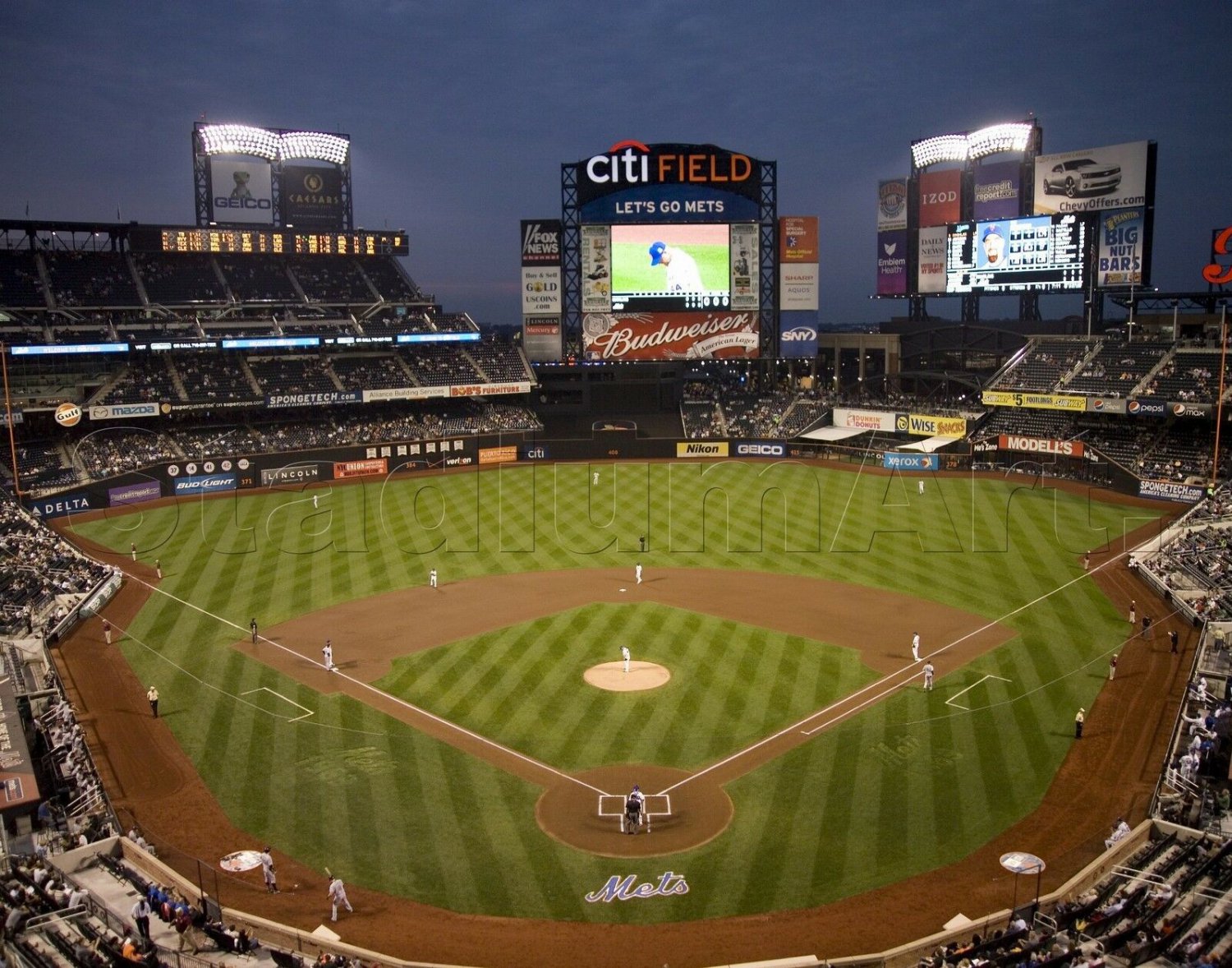 NY New York Mets Citi Field MLB Baseball Stadium Photo 11"x14" Print 1