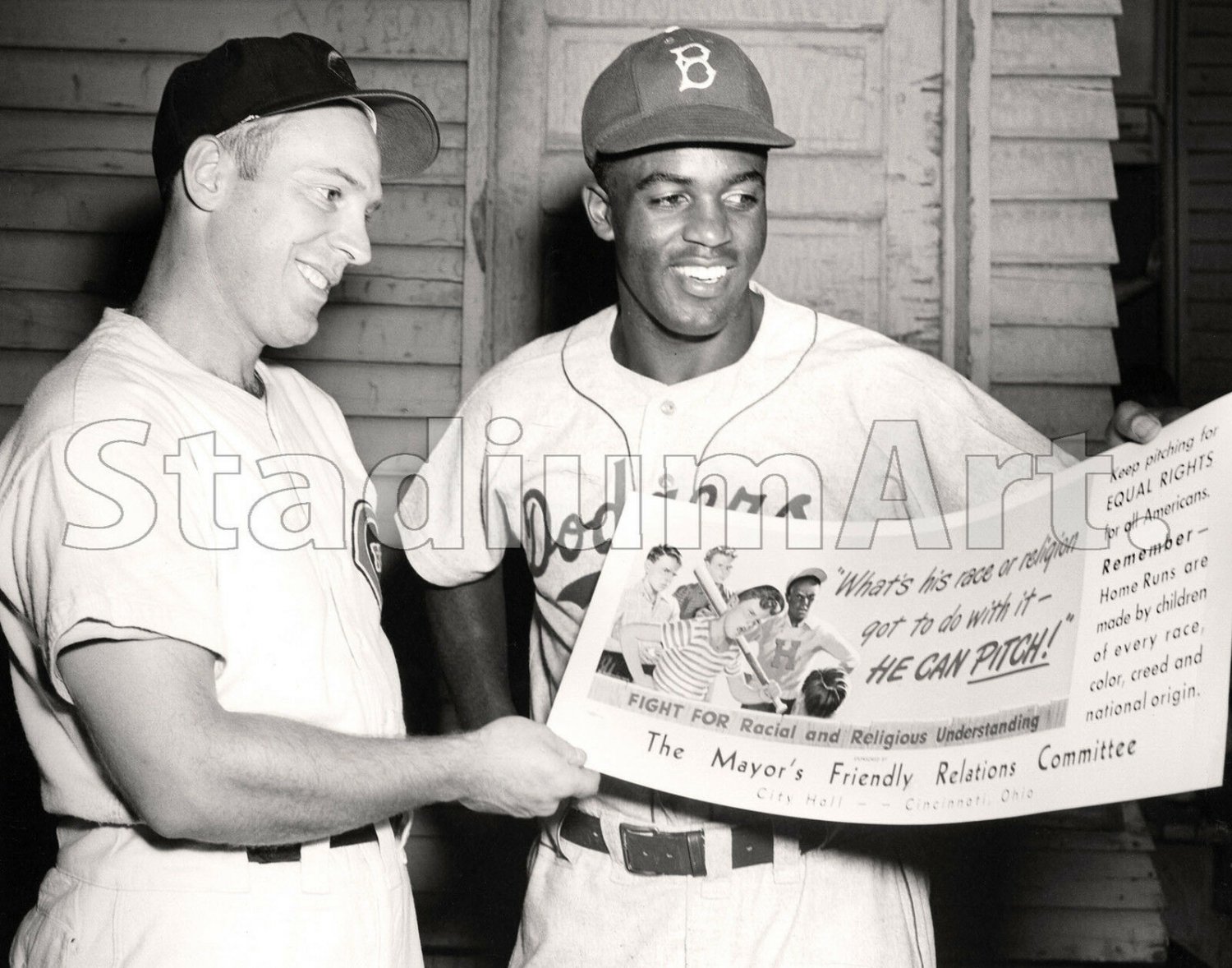 Jackie Robinson Brooklyn Dodgers MLB Baseball Photo 11"x14" Print 8 Look Poster