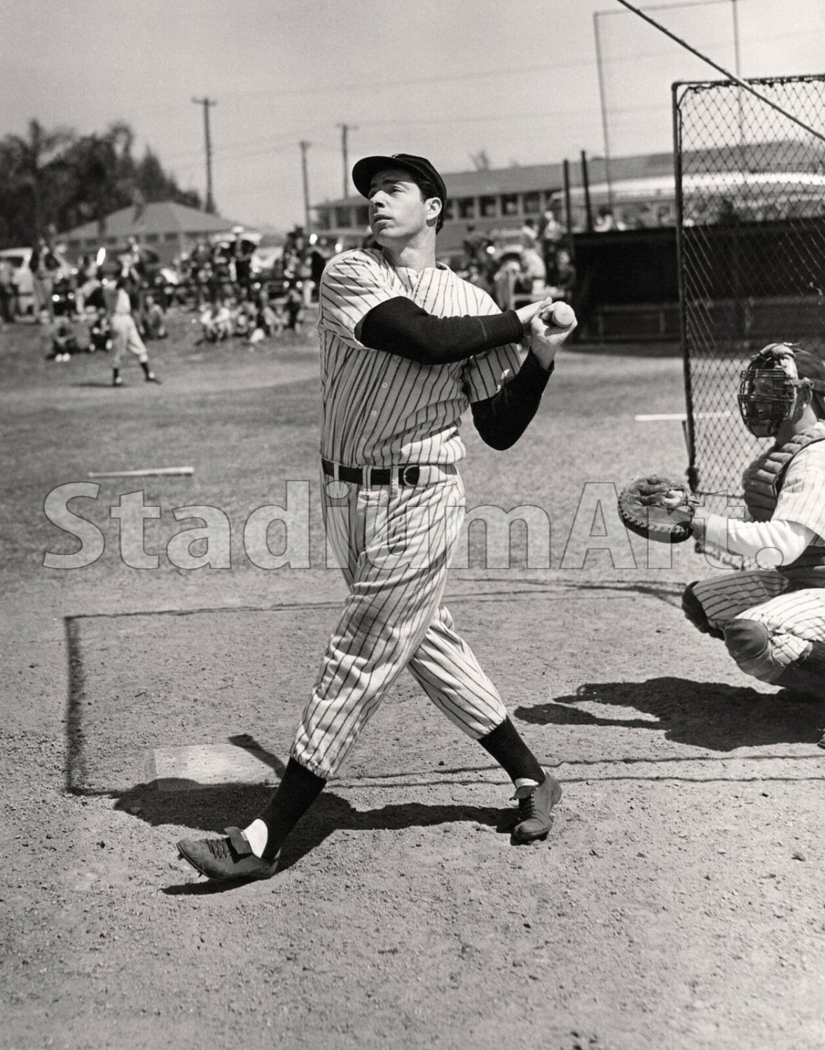 Joe Dimaggio NY New York Yankees Stadium MLB Baseball Photo 11"x14" Print 4 Swin