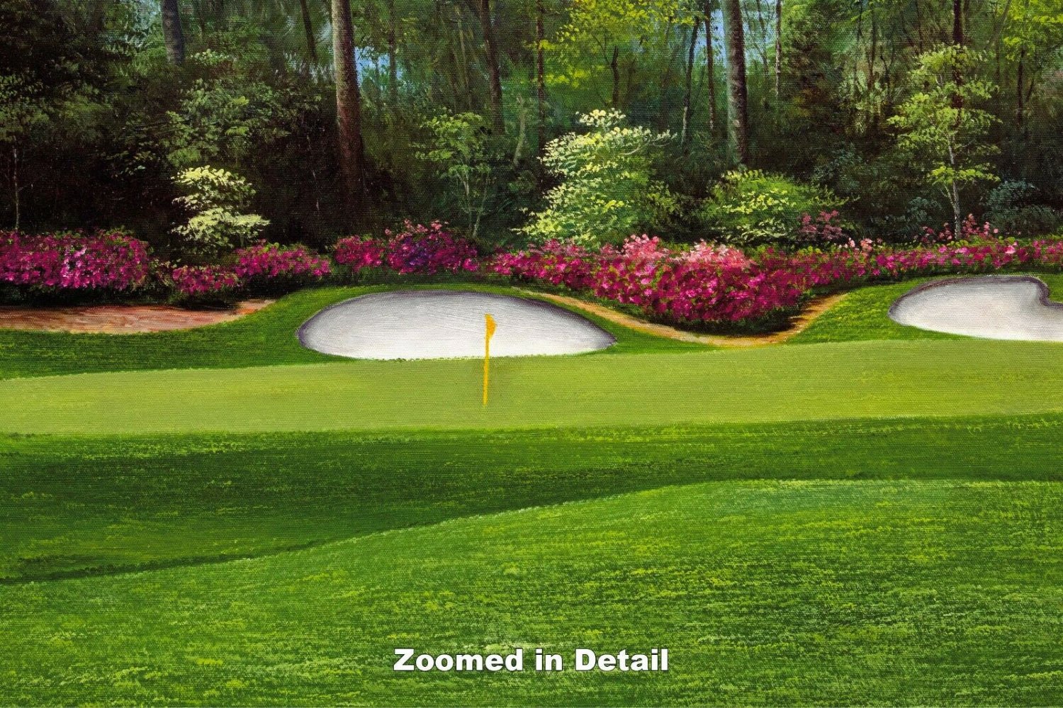 Augusta National Golf Club Course Masters Tournament Hole 13 Azalea Art ...