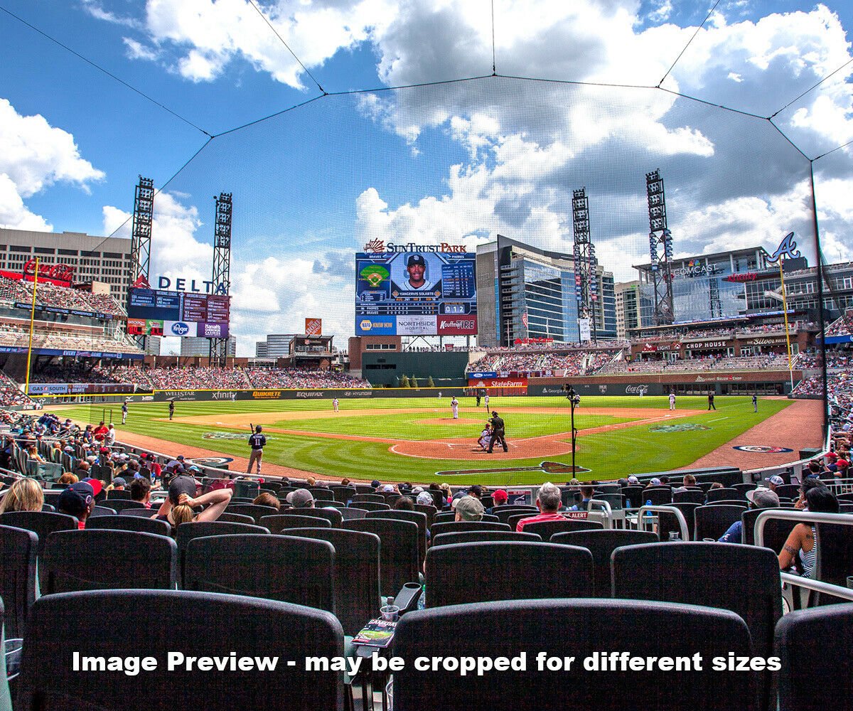 SunTrust Park Atlanta Braves MLB Baseball Stadium Field 1740 48x368x10 CHOICES