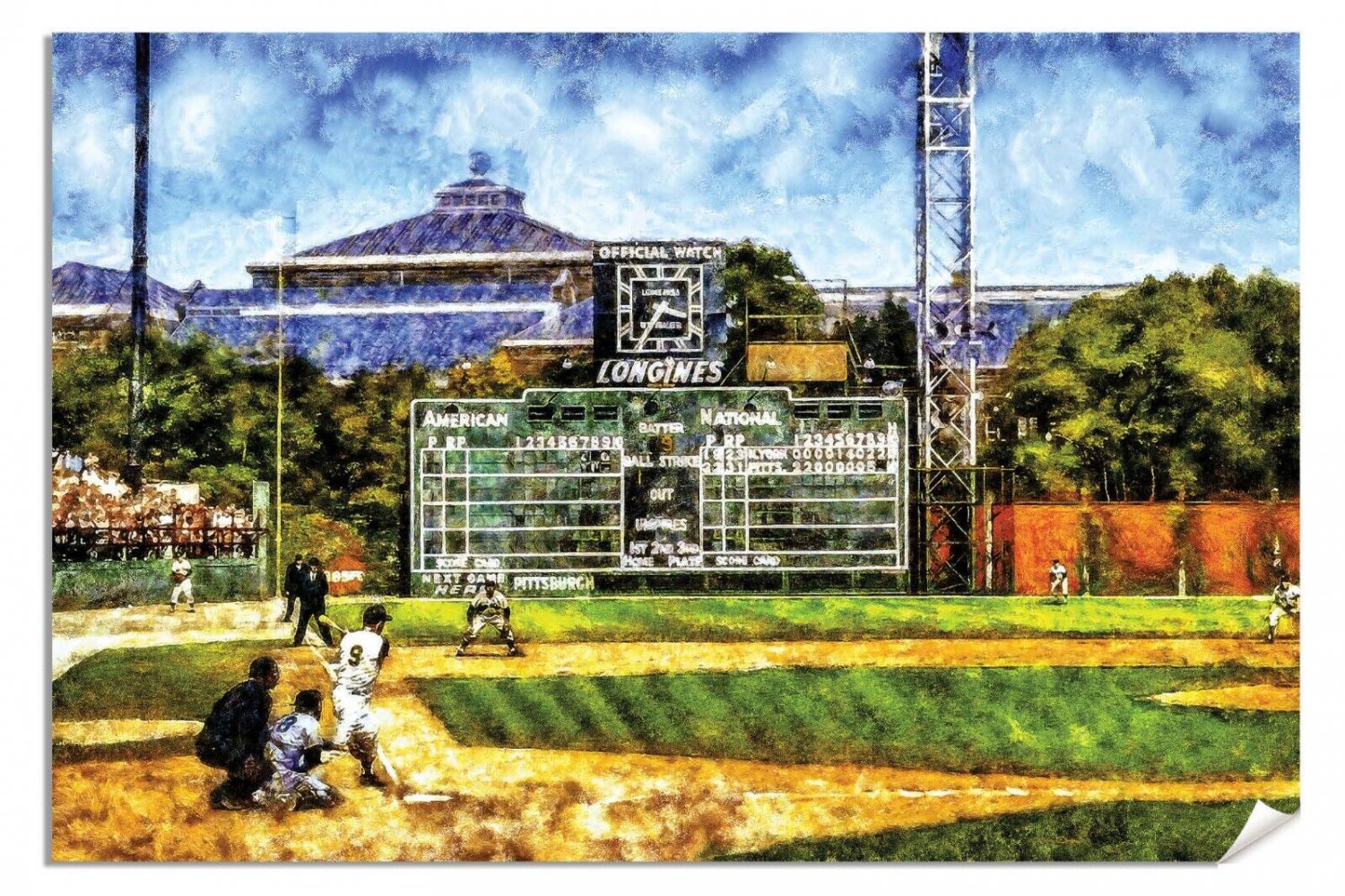 Forbes Field Pittsburgh Pirates Baseball Stadium Ballpark MLB 2MC1 Art Print