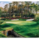 Augusta National Golf Hole 13 Azalea PGA 13Ri2570 Oil Painting Wall Art Print