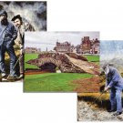 Tom Morris Sr Jr Old Young Father Son St Andrews Golf Golfer 3 Three Art Prints