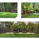 Masters Amen Corner 3 Prints Augusta National Golf Hole 11 12 13 Azalea Pan10