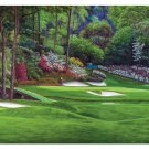 Augusta National Golf Hole 12 Golden Bell Masters Amen Corner PGA  Art Print Ri1
