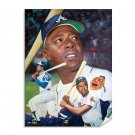 Hank Aaron Outfielder Atlanta Braves MLB Baseball Art Print 1AM3