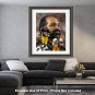 Franco Harris Running Back Pittsburgh Steelers NFL Football Art Print 1AM3