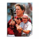 Nick Saban Alabama Crimson Tide Football Champions Head Coach Art Print 1AM3