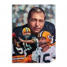 Bart Starr QB Quarterback Green Bay Packers NFL Football Painting Art Print 1AM3