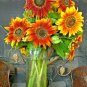 100+AUTUMN BEAUTY SUNFLOWER MIX Seeds Fall Colors Branching Long Bloomer SALE
