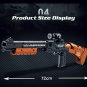 1137 Pcs Military Weapon Gun Series Building Blocks Rifle Sniper Rifle Toys DIY