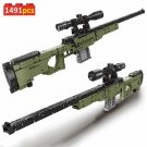 1491 Pcs Military Sniper Rifle Winchester Model Building Blocks Bullet Bricks