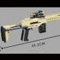 Military Desert Eagle Pistol MK14 Gun Model Building Blocks Can Shoot 4 Pcs/Set