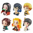 Demon Slayer Kimetsu No Yaiba Look Up PVC Action Figures Toys Anime Figure 6 Pcs