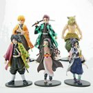 6 Pcs Anime Demon Slayer Figure Kamado Tanjirou Nezuko Action Model Toys 5.5"